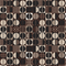 Geometric Block Coffee Fabric - Brown - ineedfabric.com
