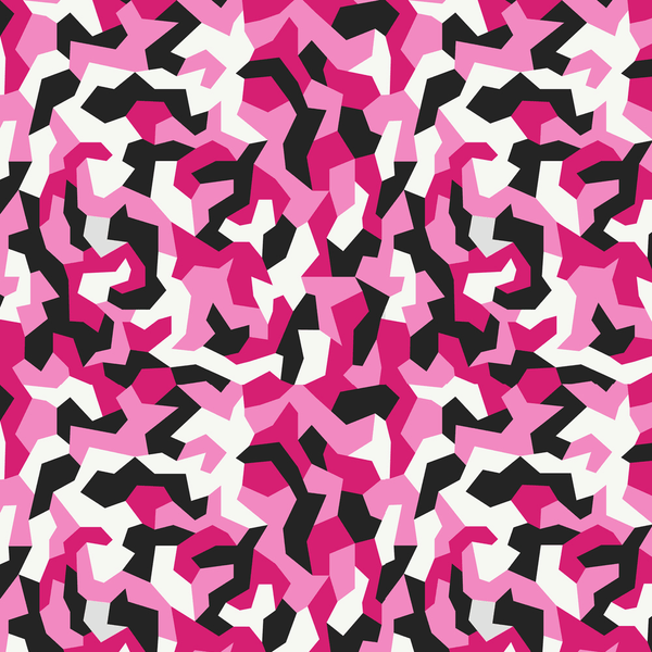 Cali Fabrics Hot Pink Camouflage Quilter's Cotton Print Fabric by the Yard