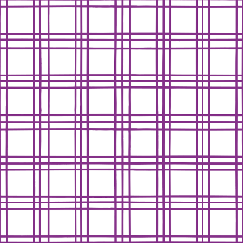 Geometric Plaid Fabric - Grape - ineedfabric.com