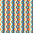 Geometric Wavy Stripes Fabric - ineedfabric.com