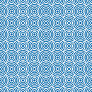 Get Back Circles Fabric - Blue - ineedfabric.com