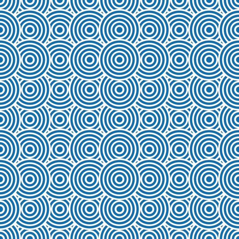 Get Back Circles Fabric - Blue - ineedfabric.com