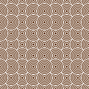 Get Back Circles Fabric - Chocolate - ineedfabric.com