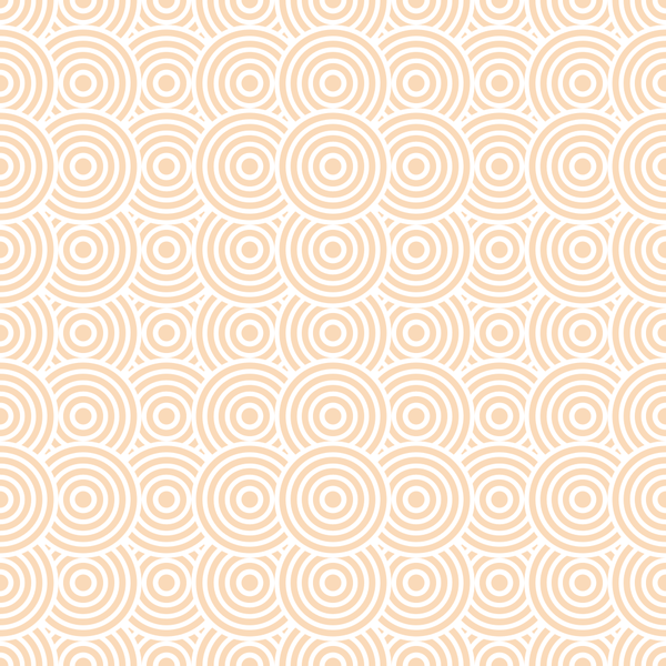 Get Back Circles Fabric - Pizazz Peach - ineedfabric.com