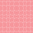 Get Back Circles Fabric - Red - ineedfabric.com
