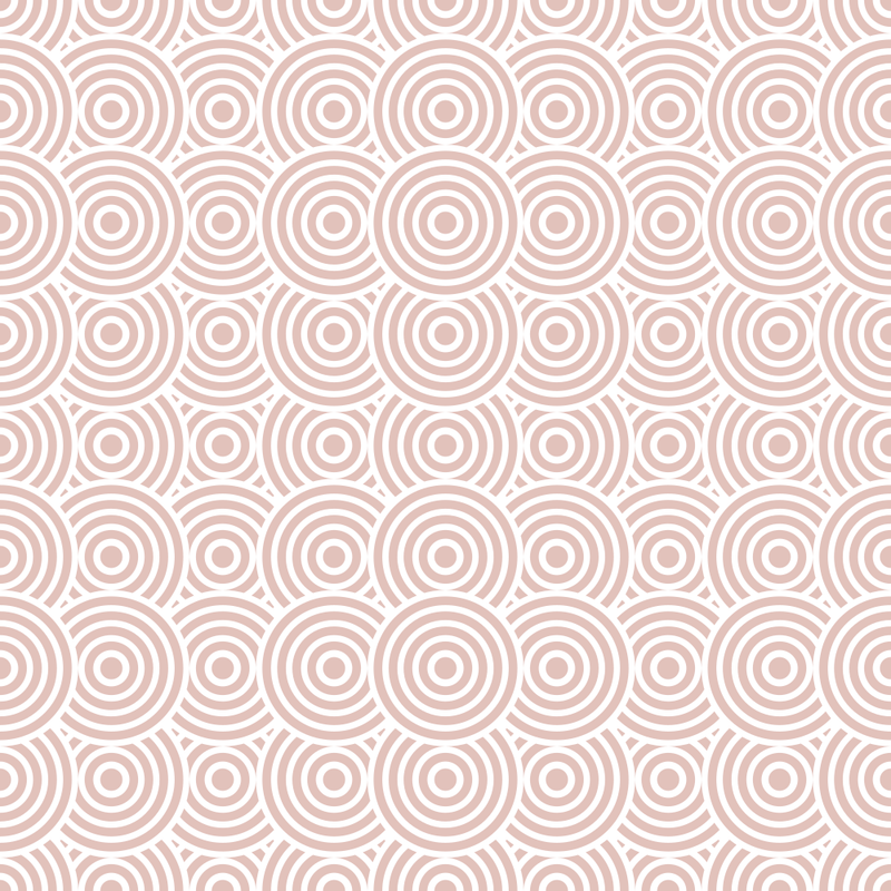 Get Back Circles Fabric - Rose Gold - ineedfabric.com