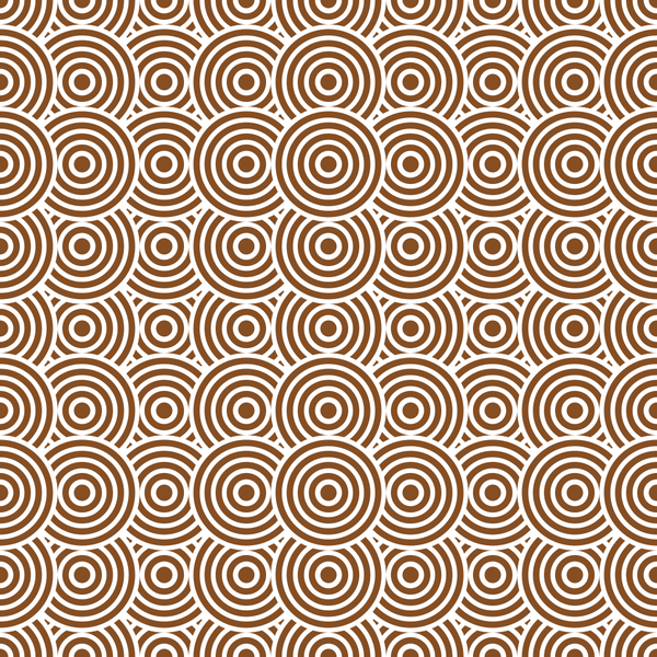 Get Back Circles Fabric - Russet - ineedfabric.com