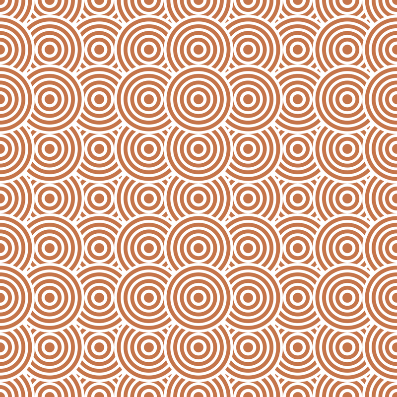 Get Back Circles Fabric - Sienna - ineedfabric.com