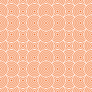 Get Back Circles Fabric - Soft Orange - ineedfabric.com