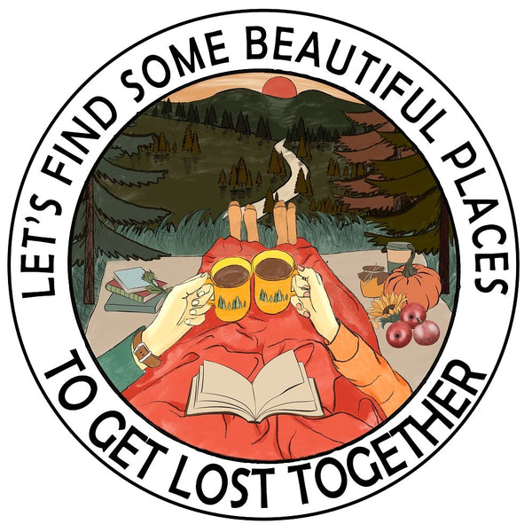 Get Lost Together Fabric Panel - ineedfabric.com