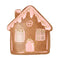 Gingerbread House Fabric Panel - Pink - ineedfabric.com