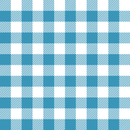 Gingham Fabric - Cerulean Blue - ineedfabric.com
