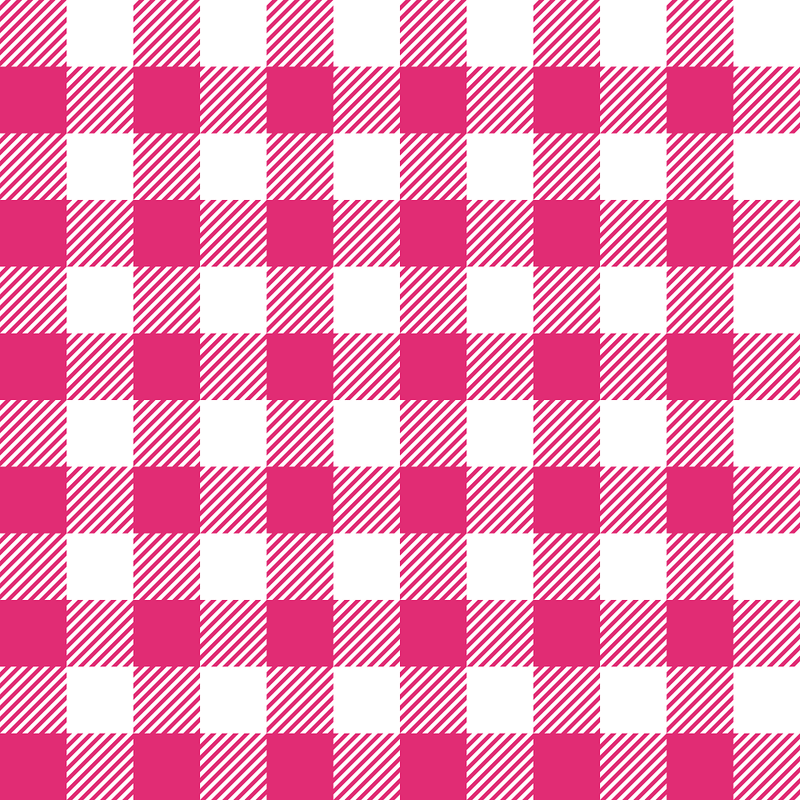 Gingham Fabric - Pink Carmine - ineedfabric.com