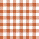 Gingham Fabric - Sienna - ineedfabric.com