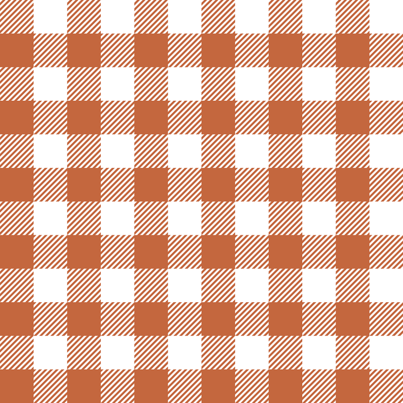 Gingham Fabric - Sienna - ineedfabric.com