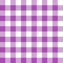Gingham Fabric - Soft Purple - ineedfabric.com