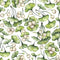 Ginkgo Biloba Allover Fabric - White - ineedfabric.com