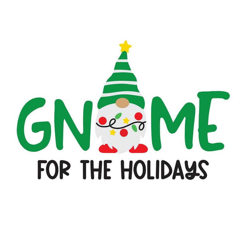 Gnome For The Holidays Fabric Panel - ineedfabric.com