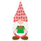Gnome Holding Strawberry Bundle Fabric Panel - ineedfabric.com