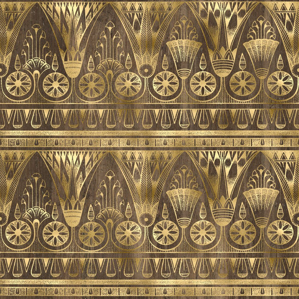 Golden Ancient Egypt Pattern 13 Fabric - ineedfabric.com