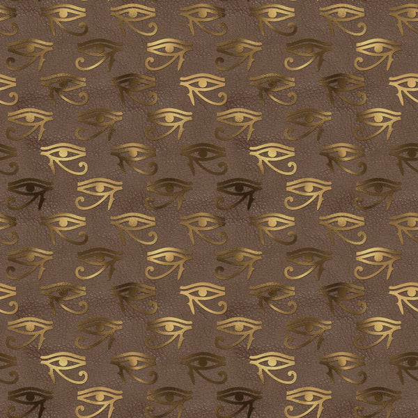 Golden Ancient Egypt Pattern 2 Fabric - ineedfabric.com
