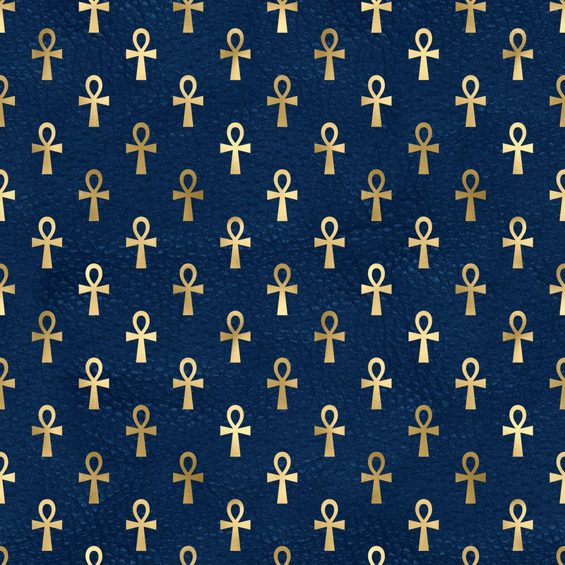 Golden Ancient Egypt Pattern 33 Fabric - ineedfabric.com