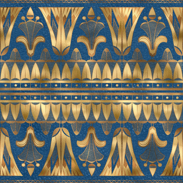 Golden Ancient Egypt Pattern 38 Fabric - ineedfabric.com