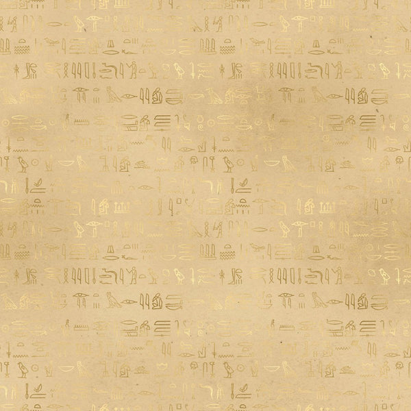 Golden Ancient Egypt Pattern 7 Fabric - ineedfabric.com