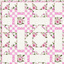 Goose in the Pond in Pink Quilt Kit - 61 1/2" x 76 1/2" - ineedfabric.com