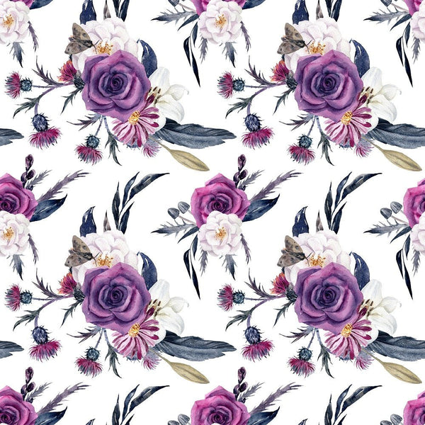 Gothic Floral Fabric - ineedfabric.com