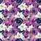 Gothic Packed Flowers Fabric - ineedfabric.com