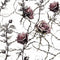 Gothic Rose Garden Pattern 4 Fabric - ineedfabric.com