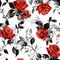 Gothic Rose Garden Pattern 5 Fabric - ineedfabric.com