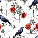 Gothic Rose Garden Pattern 7 Fabric - ineedfabric.com