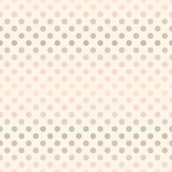 Gradient Polka Dots Pattern 1 Fabric - ineedfabric.com