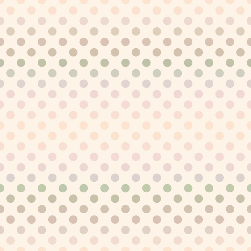 Gradient Polka Dots Pattern 1 Fabric - ineedfabric.com