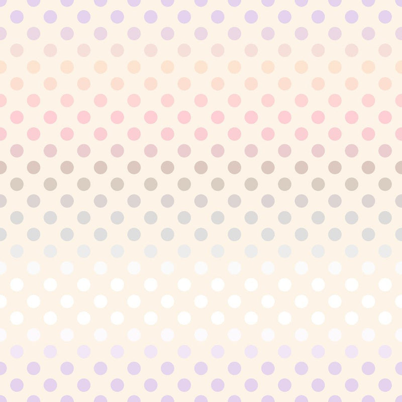 Gradient Polka Dots Pattern 2 Fabric - ineedfabric.com