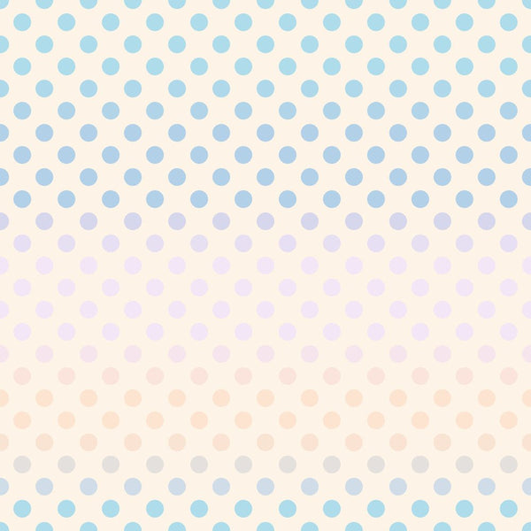 Gradient Polka Dots Pattern 4 Fabric - ineedfabric.com