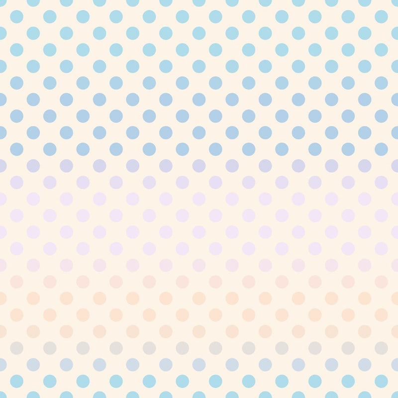 Gradient Polka Dots Pattern 4 Fabric - ineedfabric.com