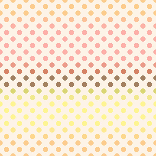 Gradient Polka Dots Pattern 5 Fabric - ineedfabric.com