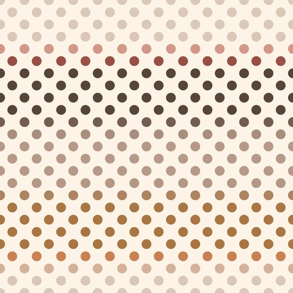 Gradient Polka Dots Pattern 6 Fabric - ineedfabric.com