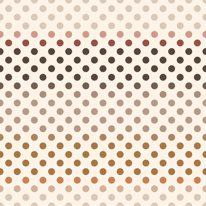 Gradient Polka Dots Pattern 6 Fabric - ineedfabric.com