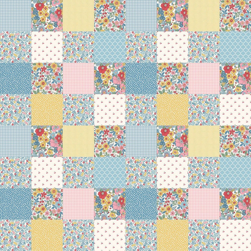 Grandma's Patchwork Quilt Fabric - ineedfabric.com