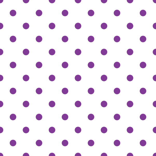 Grape Dots Fabric - White - ineedfabric.com