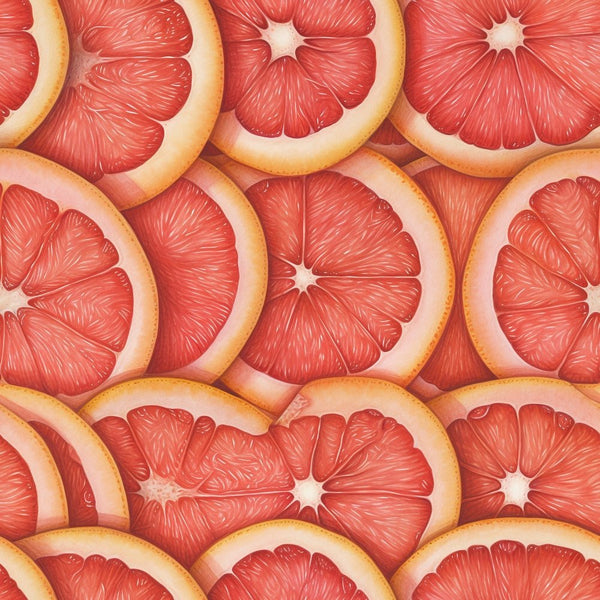 Grapefruit Slices Fabric - ineedfabric.com