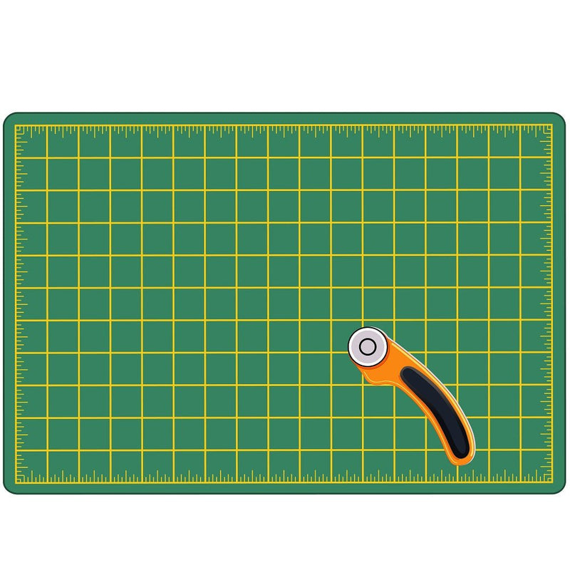 Green Fabric Cutting Mat Fabric Panel - ineedfabric.com