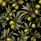 Green Olives Garden Pattern 10 Fabric - ineedfabric.com