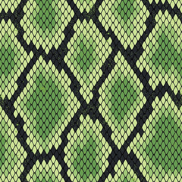 Green Snake Skin Fabric - Variation 2 - ineedfabric.com