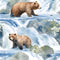 Grizzly Bears in River Pattern 1 Fabric - ineedfabric.com