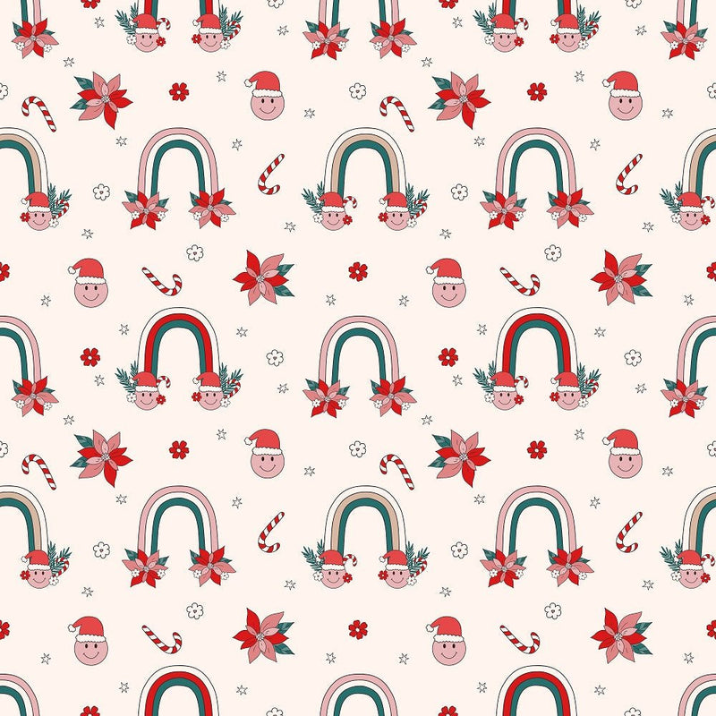 Groovy Christmas Pattern 10 Fabric - ineedfabric.com